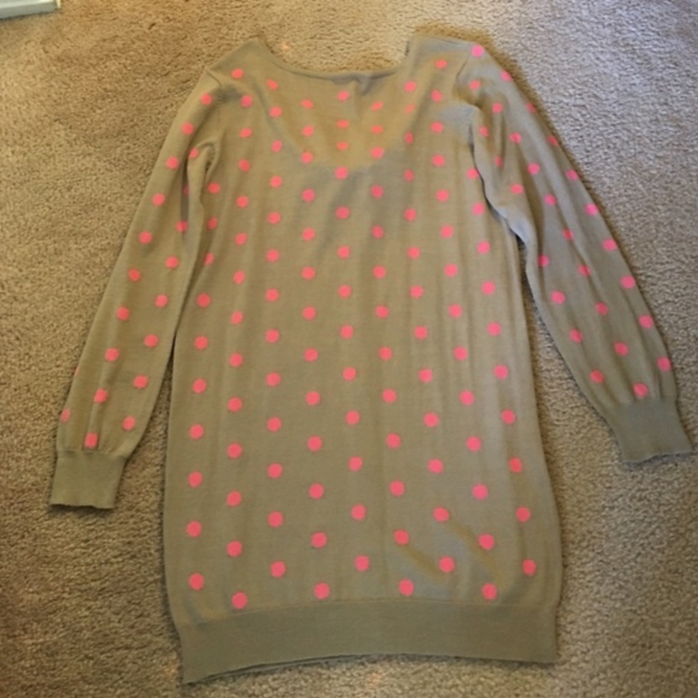 Paul & Joe sister polka dot cotton sweater dress